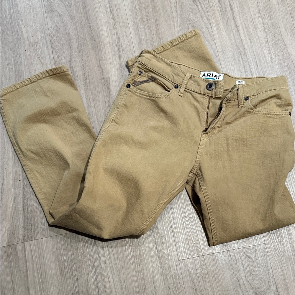 Ariat Men's Slim Fit Jeans in Light Brown